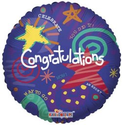 Congrats Festive Balloons
