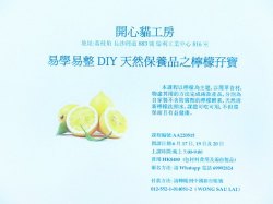 易學易整DIY天然保養品之檸檬孖寶