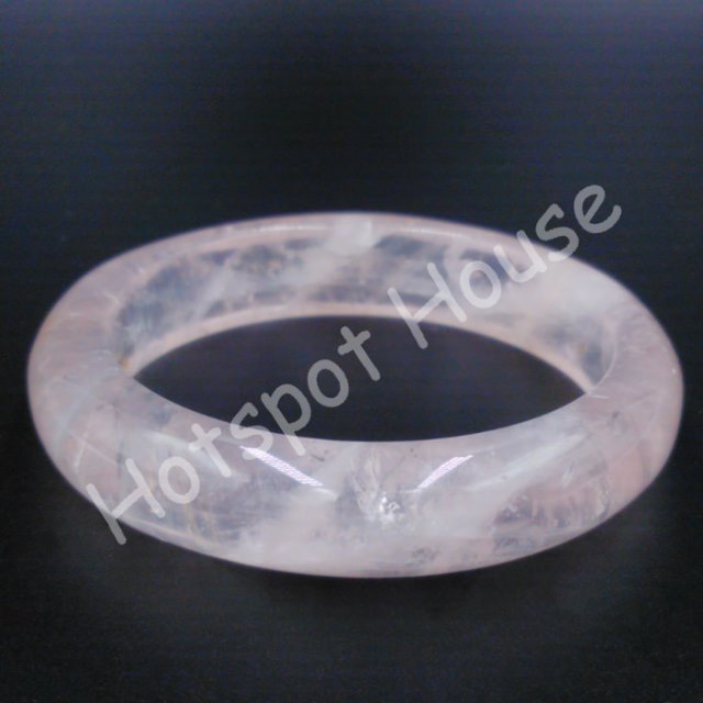Madagascar,   Natural rose quartz bracelet,   Inner diameter of 57-58mm   (with box)