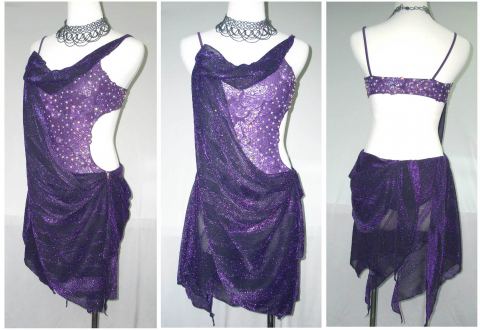 Competition Latin Dress w/Swarovski rhinestone