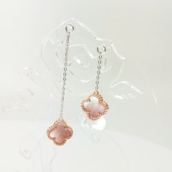【Ink Pink】Mother-of-Pearl (Detachable Earring Charms)