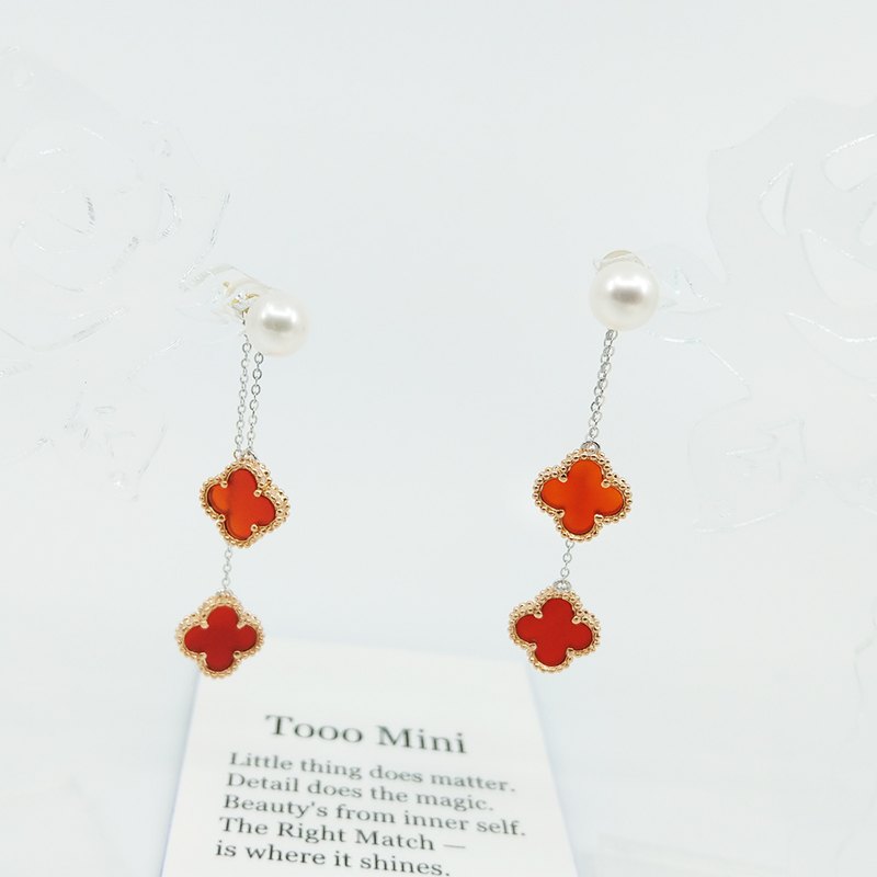 【Maple Red】(Detachable Earring Charms)