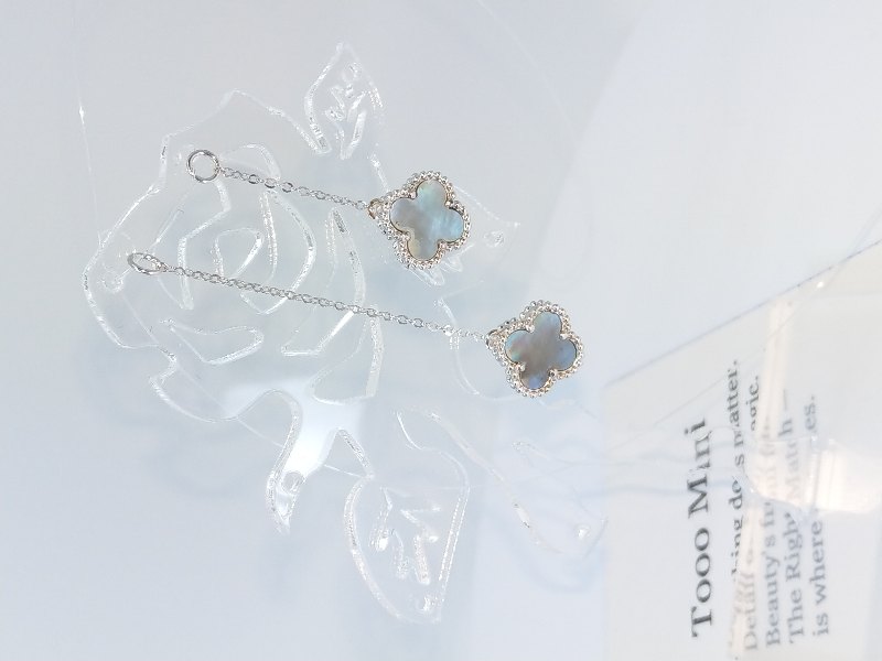 【Ink Grey】Mother-of-Pearl (Detachable Earring Charms)