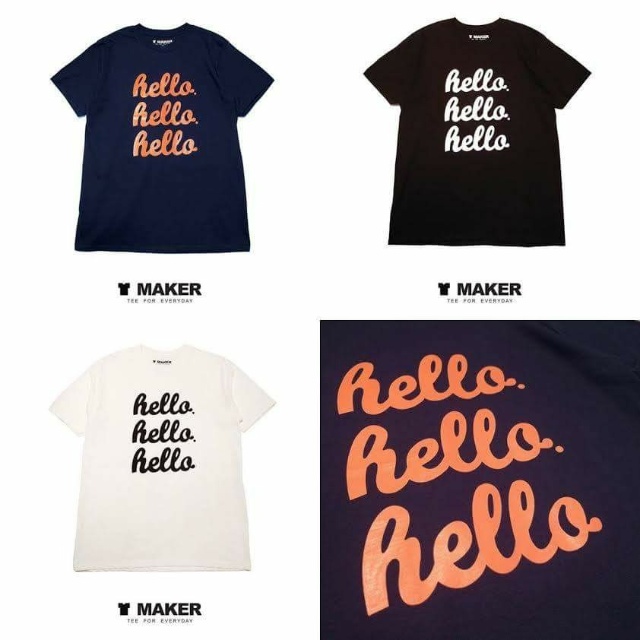 T maker - Hello logo tee