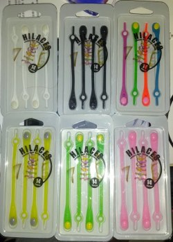 Hilaces彩色圓頭懶人鞋帶 (包郵)