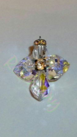 Cross Crystal bead