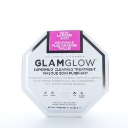 GlamGlow Super Mud 美白去黑頭,酒米面膜 (白罐) 50g