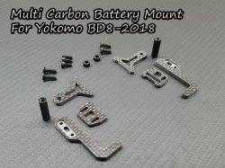 Multi Carbon Battery Mount For Yokomo BD8-2018