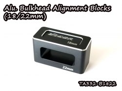 Aluminum Bulkhead Alignment Blocks (18/22mm)