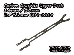 Carbon Graphite Upper Deck 1.6mm For Yokomo BD9-2019