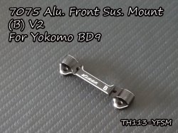 7075 Aluminum Front Suspension Mount(B) Version 2 For Yokomo BD9