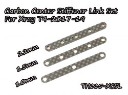 Carbon Graphite Center Stiffener Link Set For Xray T4-2017-19