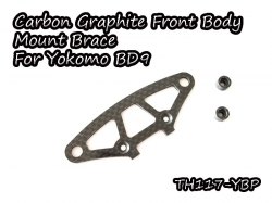 Carbon Graphite Front Body Mount Brace For Yokomo BD9