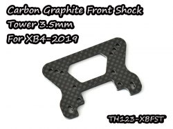 Carbon Graphite Front Shock Tower 3.5mm For XB4-2019