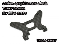 Carbon Graphite Rear Shock Tower 3.0mm For XB4-2019