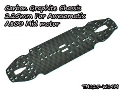 Carbon Graphite Chassis 2.25mm for Awesomatix A800X-MMX