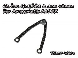 Carbon Graphite A arm +8mm for Awesomatix A800X