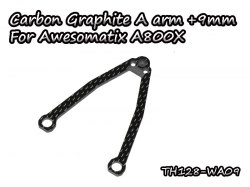 Carbon Graphite A arm +9mm for Awesomatix A800X