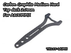 Carbon Graphite Medium Hard Top deck 2.0mm for A800MMX