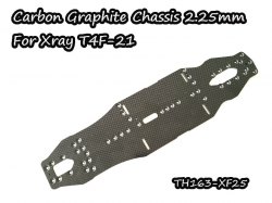 Carbon Graphite Chassis 2.25mm for Xray T4F-21