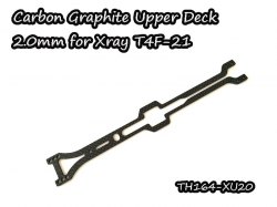 Carbon Graphite Upper Deck 2.0mm for Xray T4F-21