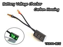 Carbon Housing Battery Checker (Green)
