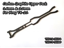 Carbon Graphite Upper Deck 2.0mm for Xray T4-21