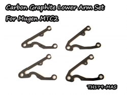 Carbon Graphite Lower Arm Set For Mugen MTC2