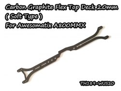 Carbon Graphite Flex Top Deck Soft Type 2.0mm for A800MMX