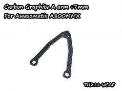 Carbon Graphite A arm +7mm for Awesomatix A800MMX