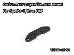 Carbon Graphite Rear Suspension Arm Mount For Optima Mid