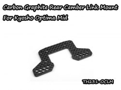 Carbon Graphite Rear Camber Link Mount For Optima Mid