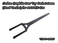 Carbon Graphite Rear Top Deck 2.0mm for A800FX-Evo (Hard Version)