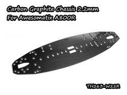 Carbon Graphite Chassis 2.2mm for Awesomatix A800R