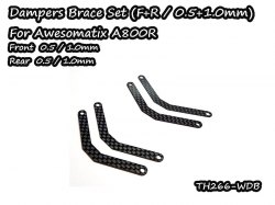 Dampers Brace Set (F+R / 0.5+1.0mm) For Awesomatix A800R