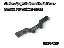Carbon Graphite 3.5mm Rear Shock Tower For BD12