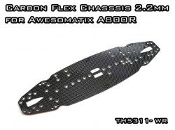 Carbon Graphite Flex Chassis 2.2mm for Awesomatix A800R