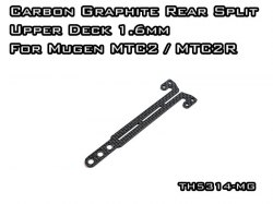 Carbon Graphite Rear Split Upper Deck 1.6mm For MTC2R / MTC2