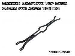 Carbon Graphite Upper Deck 2.2mm For Axon TC10/3
