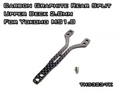 Carbon Graphite Rear Split Upper Deck 2.0mm For Yokomo MS1.0