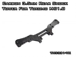 Carbon Graphite 3.5mm Rear Shock Tower For Yokomo MS1.0