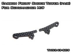 Carbon Graphite Front Shock Tower (pair) For Schumacher Mi9