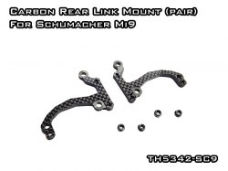 Carbon Graphite Rear Link Mount (pair) For Schumacher Mi9