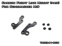 Carbon Graphite Front Link Mount (pair) For Schumacher Mi9