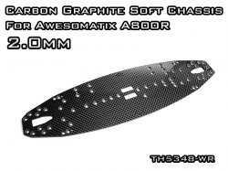 Carbon Graphite Soft Chassis 2.0mm For Awesomatix A800R