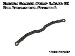 Carbon Graphite Camber Strap 1.5deg (2) Schumacher Eclipse 6