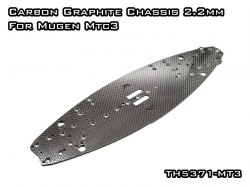 Carbon Graphite Chassis 2.25mm for Mugen MTC3