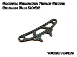 Carbon Graphite Front Upper Bumper For Xray X4-26