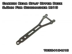 Carbon Graphite Rear Split Upper Deck 2.0mm For Schumacher Mi10