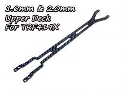 Carbon Graphite Upper Deck 2.0mm For Tamiya 419X